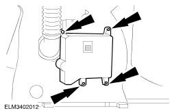 1999 Ford Contour - Blend door motor screws.
