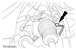 1999 Ford Contour - Return bracket location.