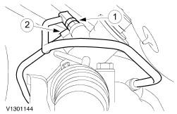 1999 Ford Contour - Tubes locations.