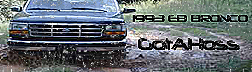 1993 Ford Bronco - This 1993 Ford Bronco is shown driving through a muddy, wet terrain.
