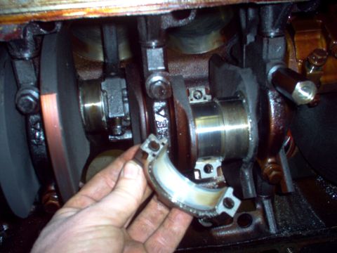 1994 Ford Crown Victoria - This is after wiping the oil off it. It should have been uniformly brown all the way across.