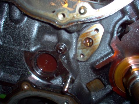 1994 Ford Crown Victoria - The residue in the oil pump outlet was clean.