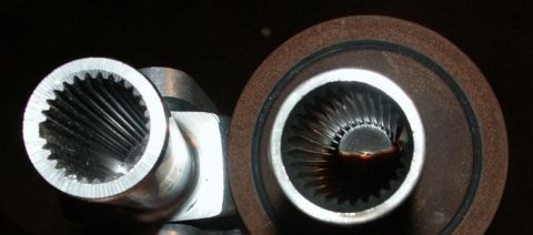 2001 Mercury Grand Marquis - PST & OEM Slip Yoke Splines