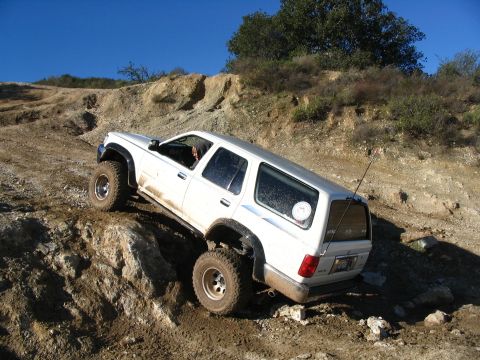 1993 Toyota 4Runner - Backing up to take another line...