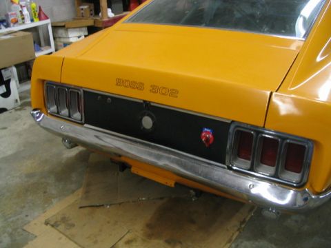 1970 Ford Mustang - Custom Boss 351 style deck lid decal
