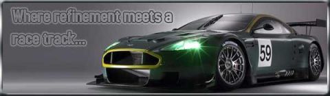 2000 Ford Mustang - Race car with "Where refinement meets a race track..." text overlay.