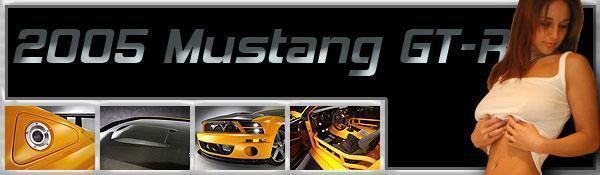Yellow 2005 Mustang GT-R front view
