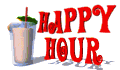1979 Ford F-150 - A festive 'Happy Hour' sign accompanies a refreshing beverage, perfect for unwinding.