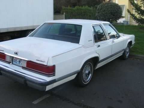 1988 Mercury Grand Marquis - Rear 3/4 View