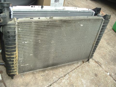 1993 Ford Taurus - A radiator part with the number 891 visible on a label. The registry claims it is a 1993 Ford Taurus part.