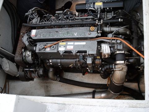 1996 Ford Bronco - Close-up of a Yanmar diesel engine, likely from a boat.