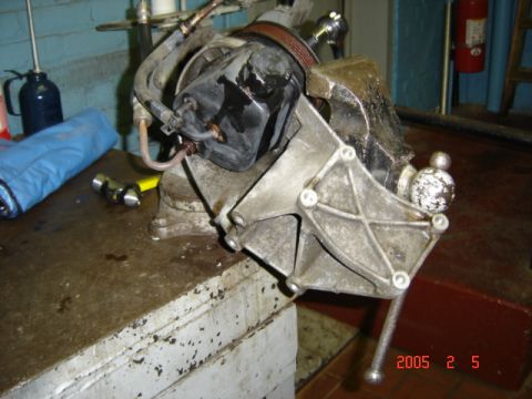 1990 Ford Bronco - Rear view after cleaning in parts washer.