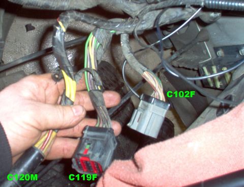 1994 Ford Crown Victoria - 1994 Dash harness (14401) connectors