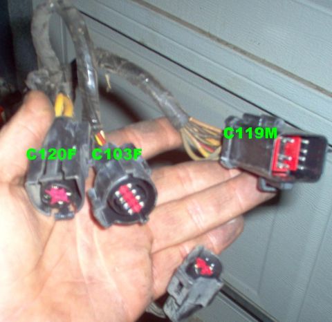 1994 Ford Crown Victoria - 1994 Engine bay harness (14290) connectors