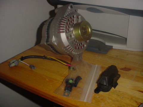 1988 Ford Bronco - 3G, harness from Ryan at FordFuelInjection.com, and 225 amp megafuse and holder.