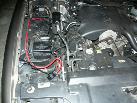 2001 Mercury Grand Marquis - Empty Battery Compartment in Engine Bay