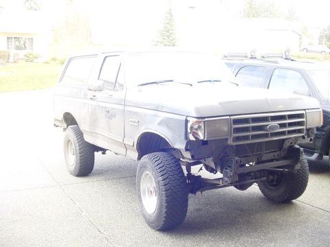 1987 Ford Bronco - pre trip pic