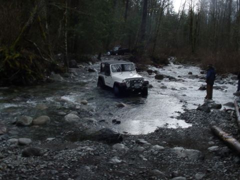 1987 Ford Bronco - jeff in the creek