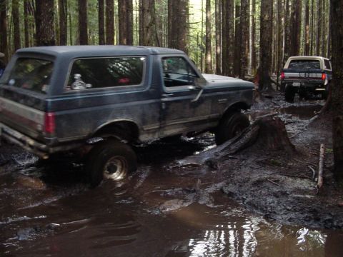 1987 Ford Bronco - Zach driving
