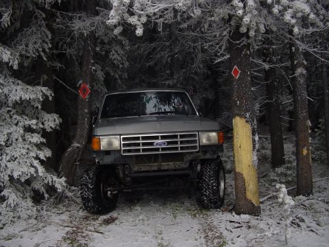 1987 Ford Bronco - last pic, i let the camera sit this run out through the rest of the trip