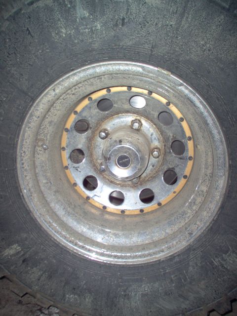 1979 Ford Bronco - This image shows a wheel and tire, not a 1979 Ford Bronco.