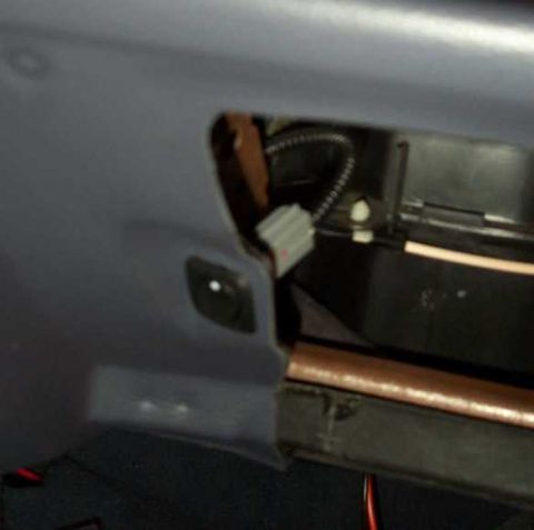 1998 Ford Crown Victoria - I used a 3/4" hole saw to widen the hole for the new SPST switch and then installed the new switch. It looks OEM and keeps the traction con…