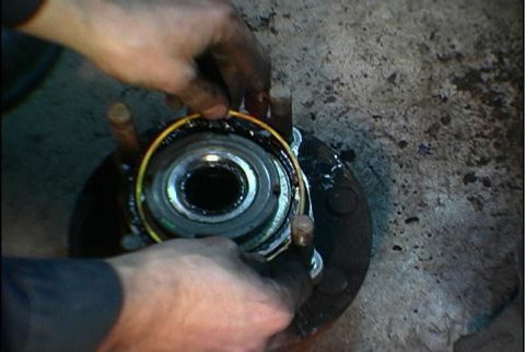2000 Ford Excursion - This is the yellow o-ring that seals the hub. Replacement is easy, it simply fits around the outside of the hub. These are known for going…