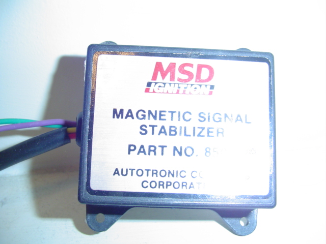 MSD Ignition Magnetic Signal Stabilizer part with wires