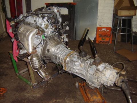 1992 Ford Bronco - This is an engine and transmission assembly, not a 1992 Ford Bronco.