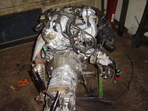 1992 Ford Bronco - This is an engine and transmission assembly, not a 1992 Ford Bronco.