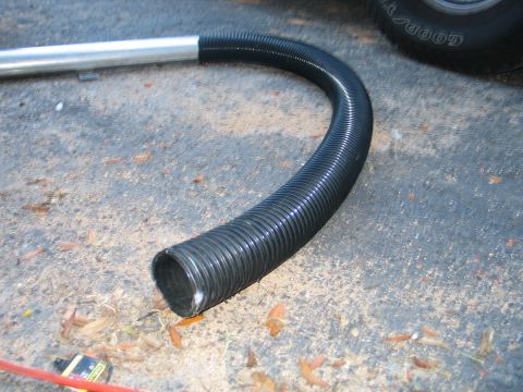 1992 Ford Bronco - 3" plastic reinforced flex tubing
