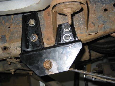 1981 Ford Bronco - Final mockup of rear hanger. Definitely could have been done better, but OK for a first attempt.