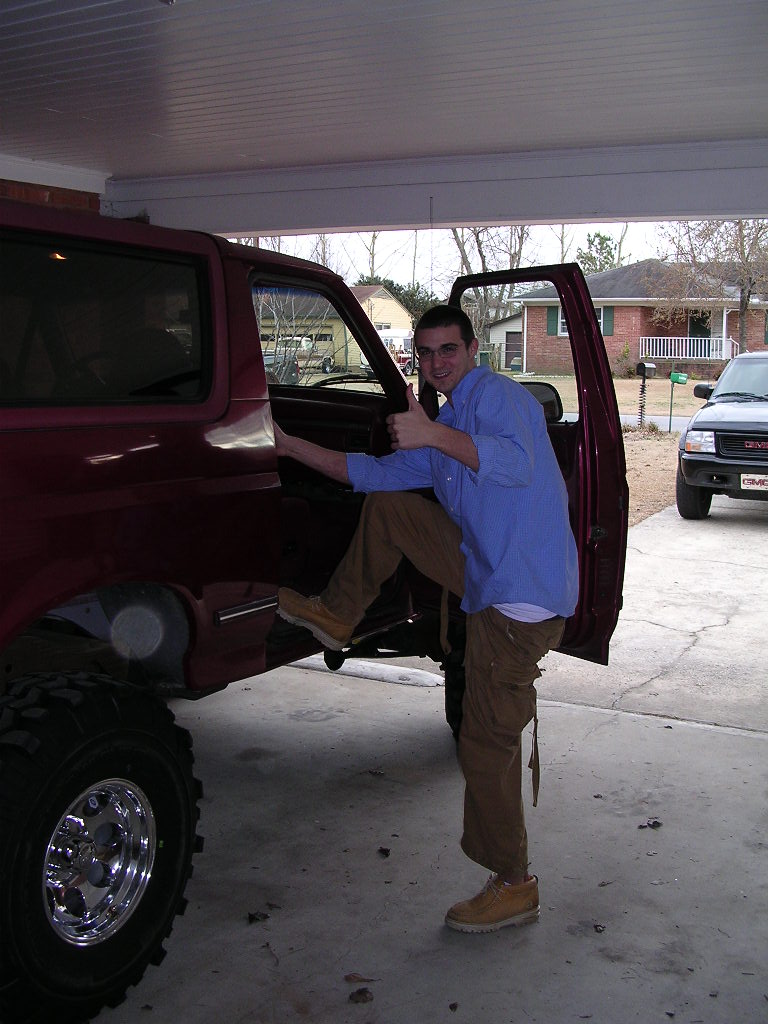 My brother, Josh, posing...hes only 6 foot 7