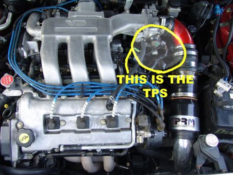 1996 Ford Probe - Engine bay w/ ZE mani custom CAI, HS headers