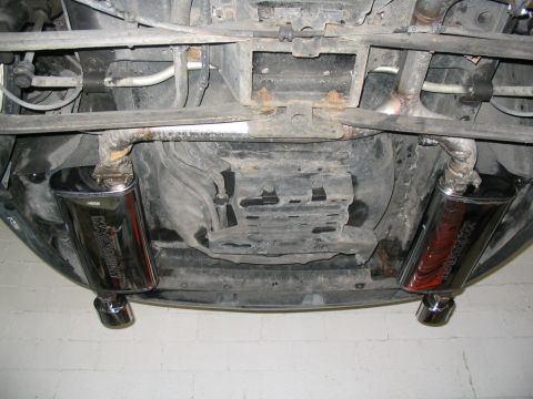 1999 Ford Taurus - The mufflers from under the car