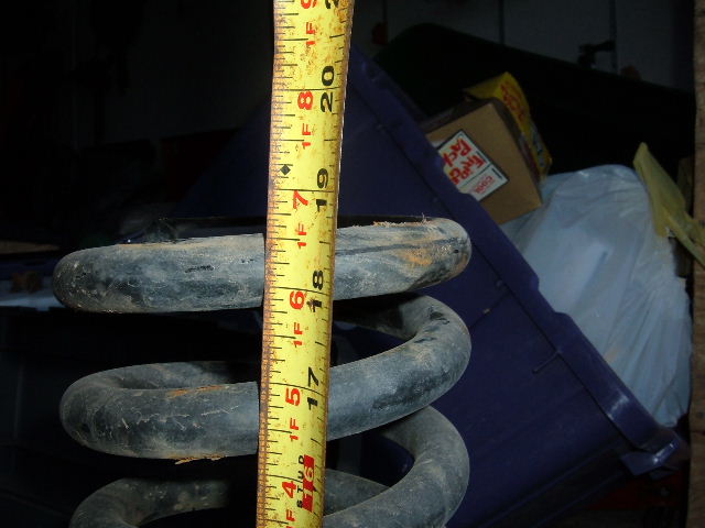 These are the 4in lift coils that came off..