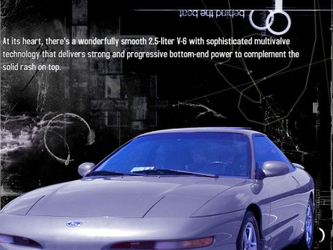 2000 Ford Mustang - This 1993 Ford Probe features a 2.5-liter V-6 engine and distinctive styling.