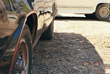 1978 Ford Mustang II - Driver side body line