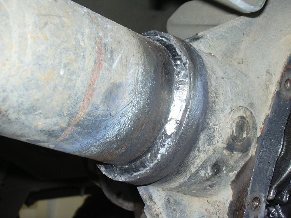 Another shot of tube welded