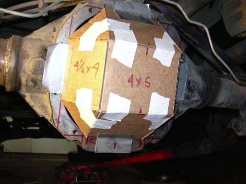 1991 Ford Bronco - This is my mock up for a 3/16" thick diff cover