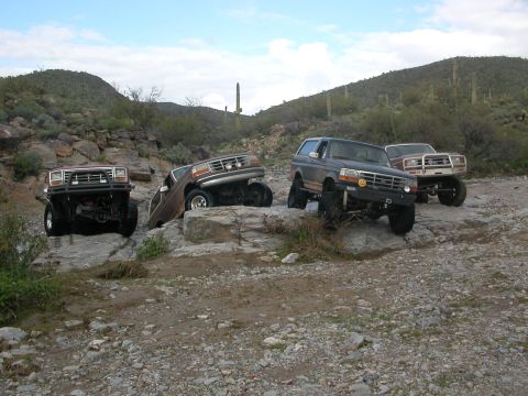 1984 Ford Bronco - boulder group shot