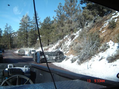 2000 Ford F-450 - We seen a truck that was on the side i think it was a Sport Trac