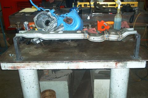 1983 Ford Bronco - Crossmember Pic with Jig