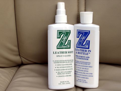 2000 Ford Crown Victoria - Zaino leather cleaner and conditioner.