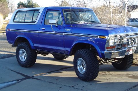 1978 Ford Bronco - new tires and rims!