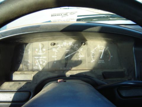 1992 Ford Bronco - Interior view of a 1992 Ford Bronco dashboard, showing the instrument cluster.