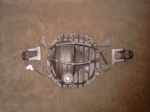 1991 Ford Bronco - These are the parts I cut off with the hacksaw.