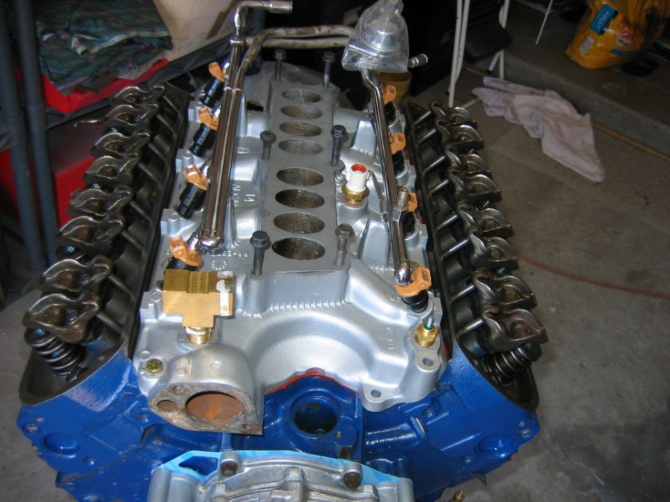 seated the lower intake.