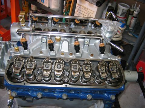 1992 Ford Bronco - lower intake seated torque the bolts down to 18 ft lbs.
