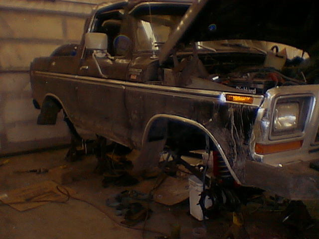 yayy! we got axles back under it, it's only been a week & a 1/2